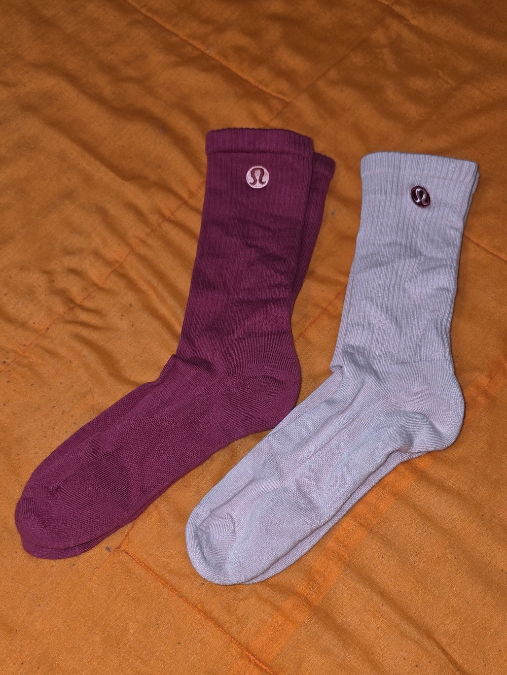Lululemon Sz Medium Crew Socks. Nwots